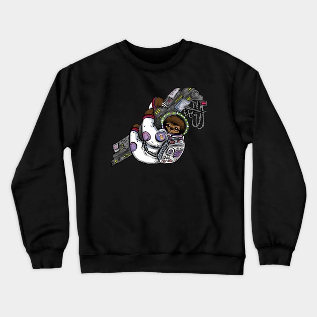 Space sloth Crewneck Sweatshirt by Lambdog comics!